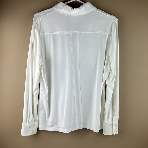 BASLER White  Button Up Blouse - Picture 2 of 8